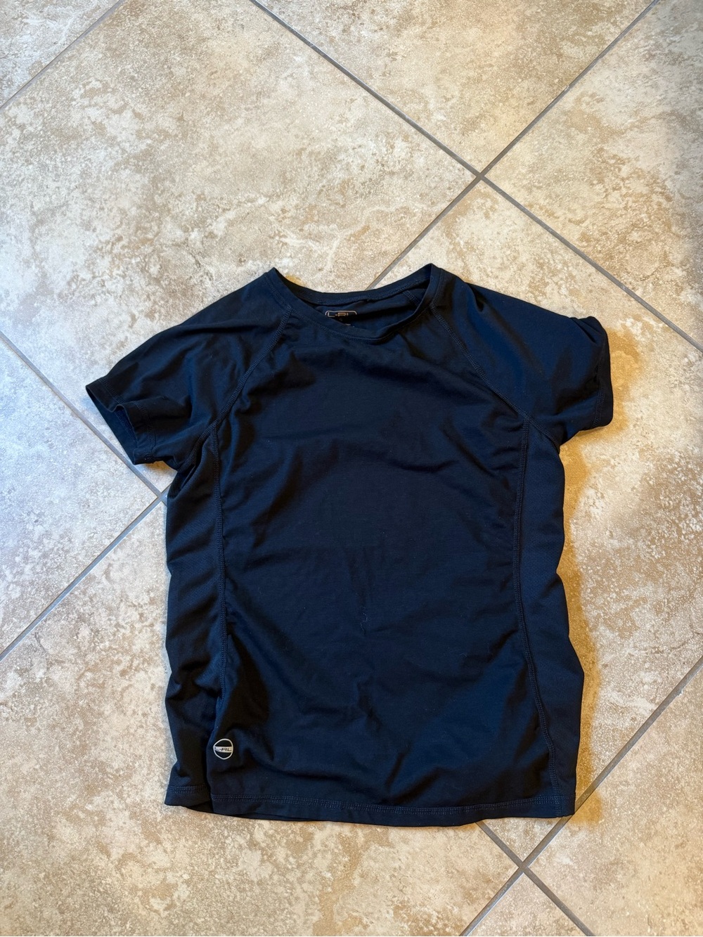 Lauren Ralph Lauren Black Short Sleeve Crew Neck Tee